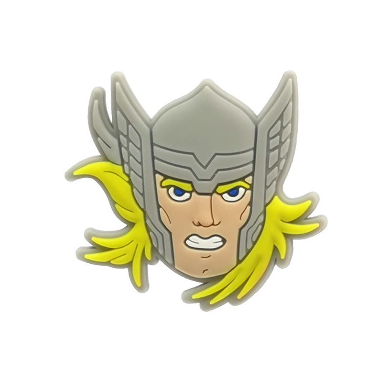 Superhero Face Clog Charms