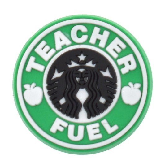 "Teacher Fuel" Drinking Straw Charms
