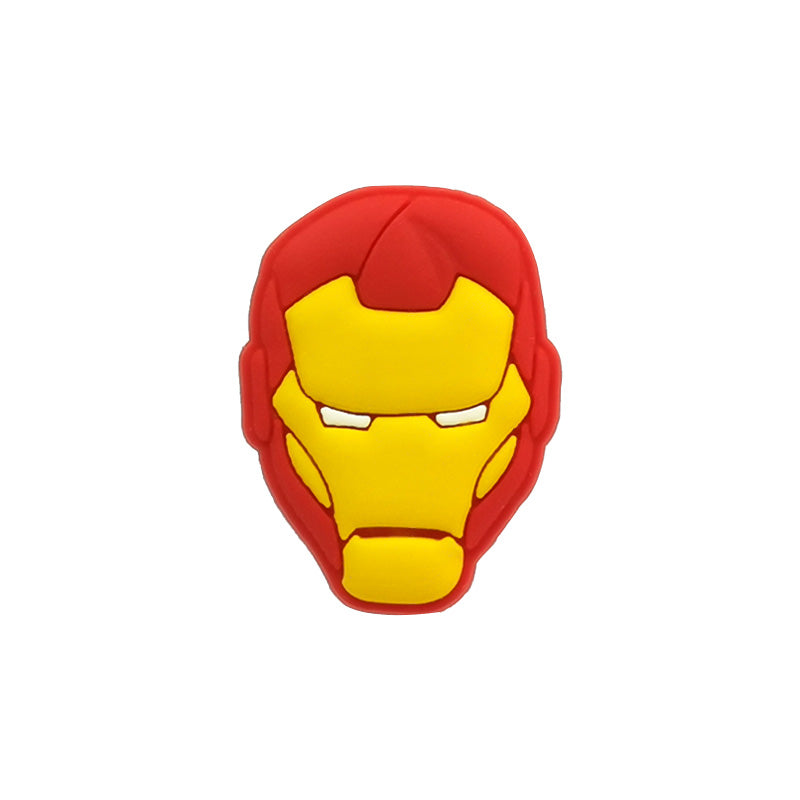 Superhero Face Clog Charms