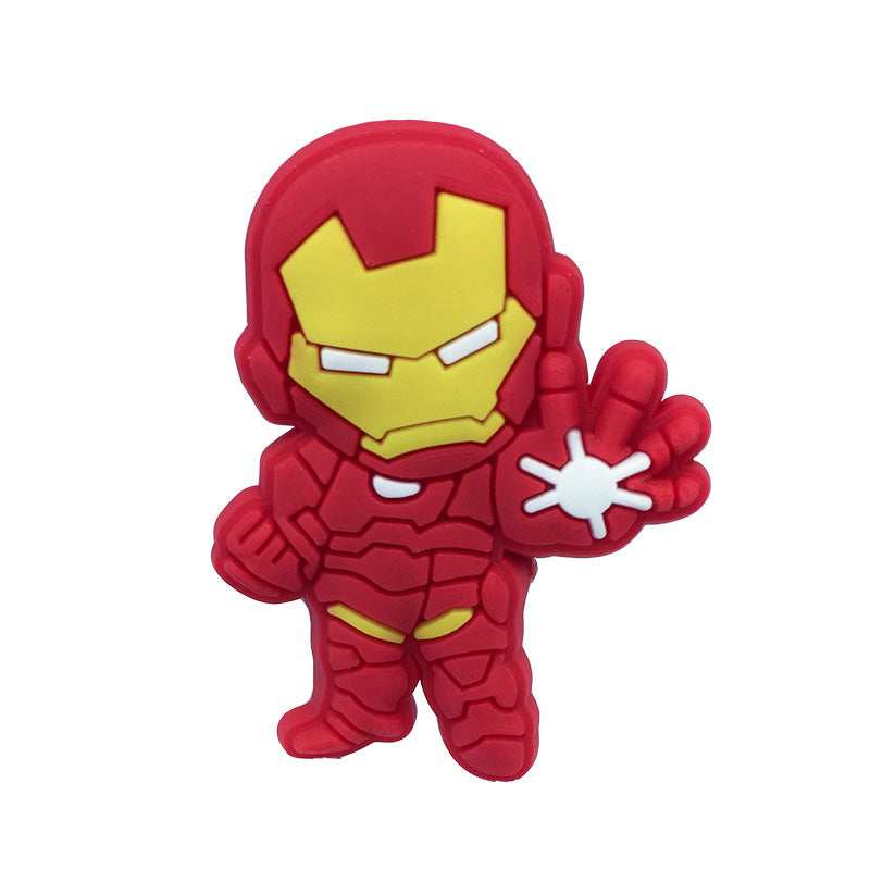 Superhero Pose Clog Charms