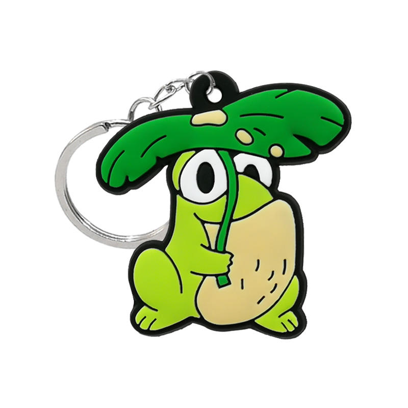 Frog's Umbrella Keychain