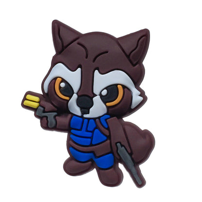 Superhero Pose Clog Charms