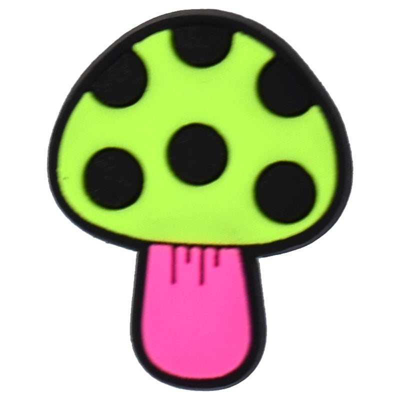 Psychedelic Mushroom Drinking Straw Charm