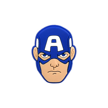 Superhero Face Clog Charms
