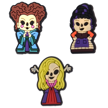 Witch Sisters Drinking Straw Charm